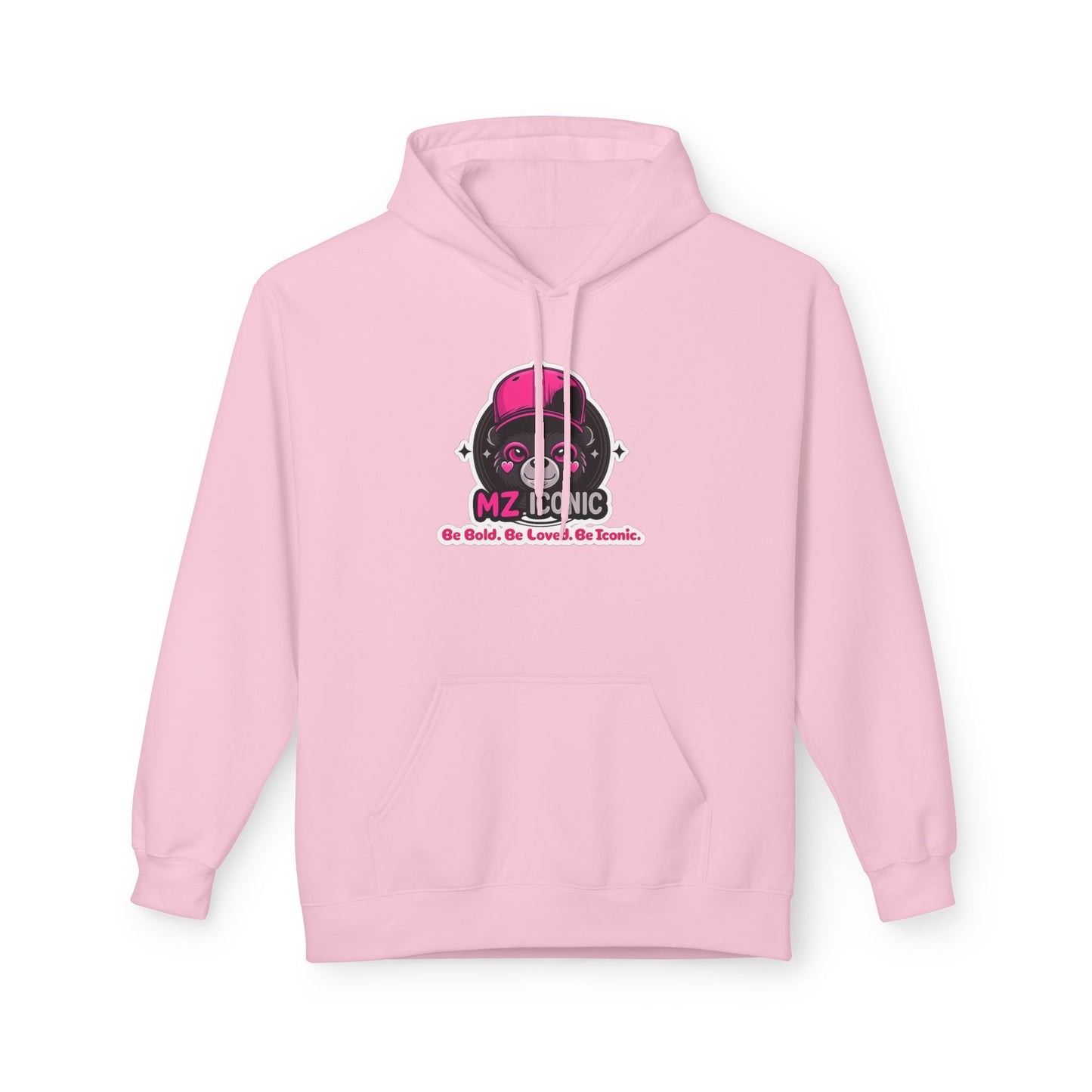 MZ Cosmic Skull Hoodie — Cute Pink Astronaut Skull Graphic Sweatshirt