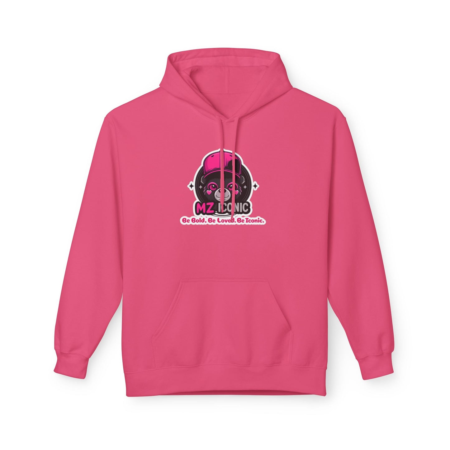 MZ Cosmic Skull Hoodie — Cute Pink Astronaut Skull Graphic Sweatshirt