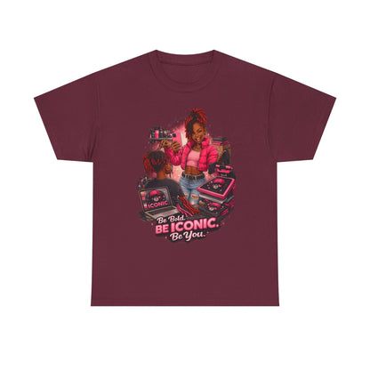 Be Iconic Tee — "Be Bold, Be Iconic, Be You" Graphic T-Shirt