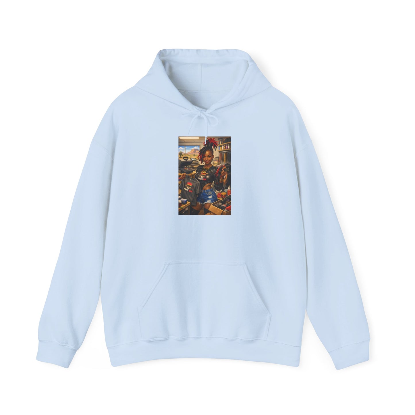 Cozy Retro Arcade Hoodie — Vintage Gaming Graphic Sweatshirt