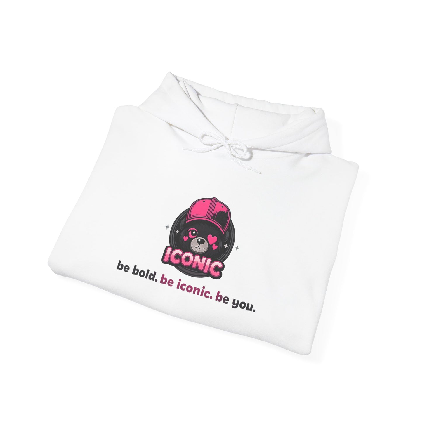 Iconic Skull Hoodie — "be bold, be iconic, be you." Graphic Pullover