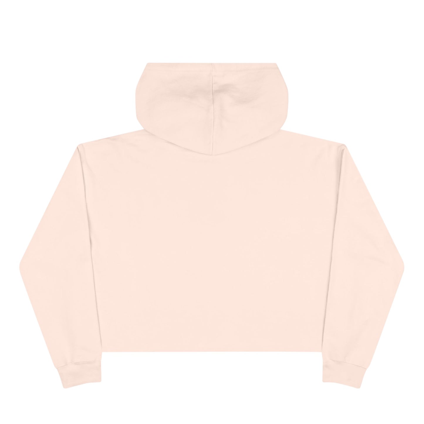 Crop Hoodie — "MZ Iconic" Cute Pink Bear Graphic Cropped Hoodie