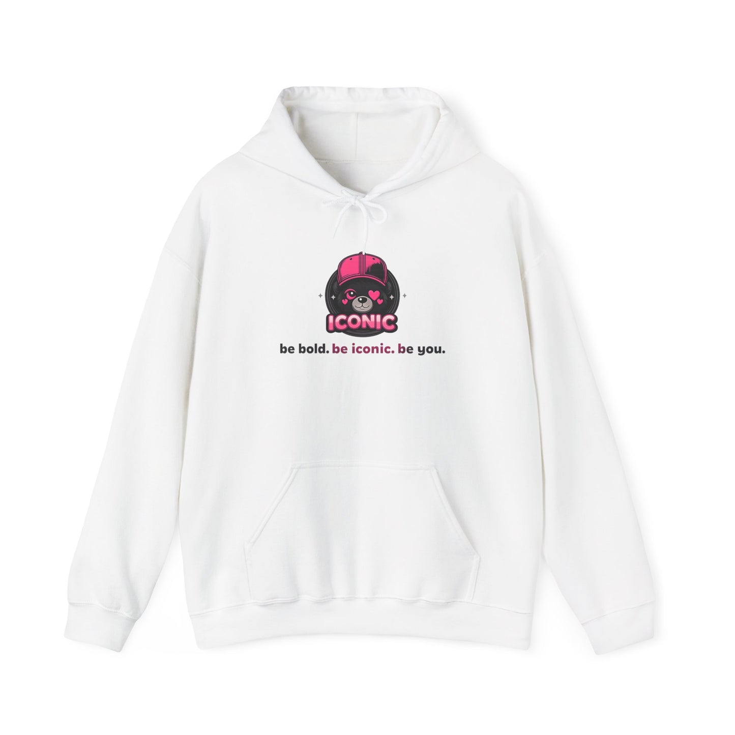 Iconic Skull Hoodie — "be bold, be iconic, be you." Graphic Pullover
