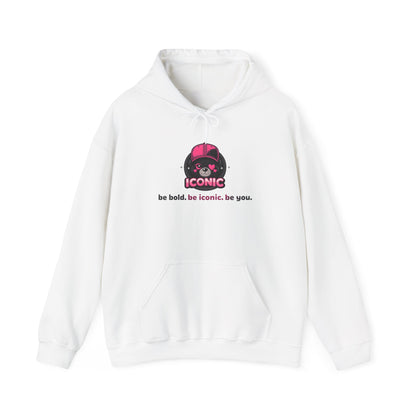 Iconic Skull Hoodie — "be bold, be iconic, be you." Graphic Pullover