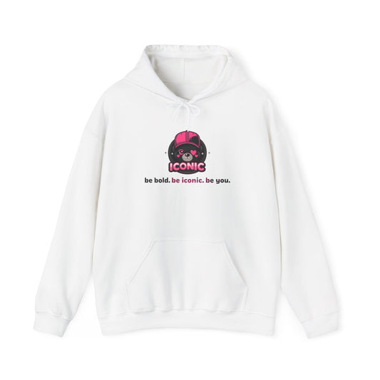Iconic Skull Hoodie — "be bold, be iconic, be you." Graphic Pullover