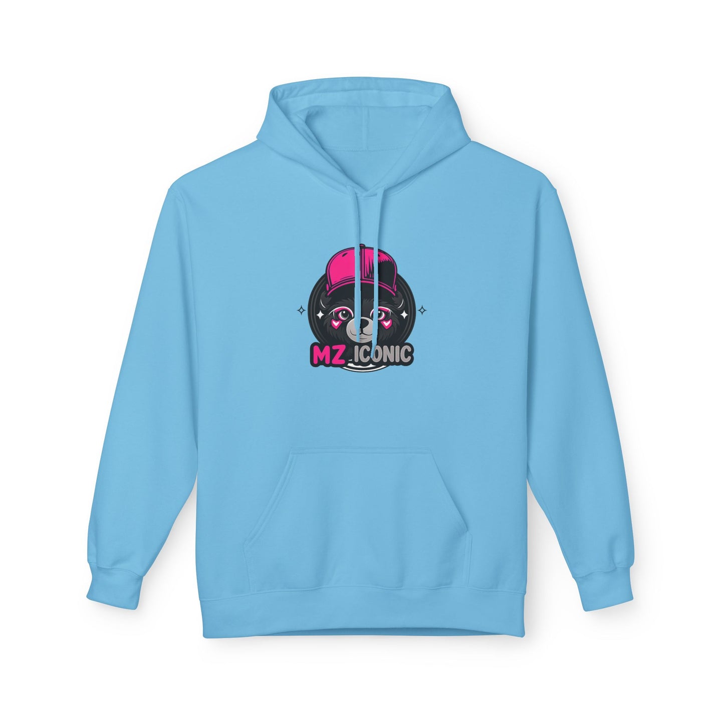 MZ Iconic Hoodie - Playful Unisex Fleece Sweatshirt, Cool Graphic Pullover, Trendy Streetwear, Ideal Gift for Friends, Casual Wear