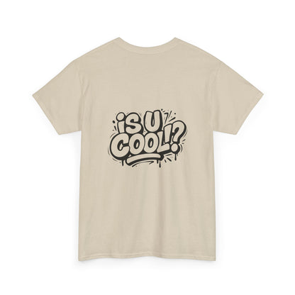 Trendy Graphic Tee: Cute Bear & Bold Text Design