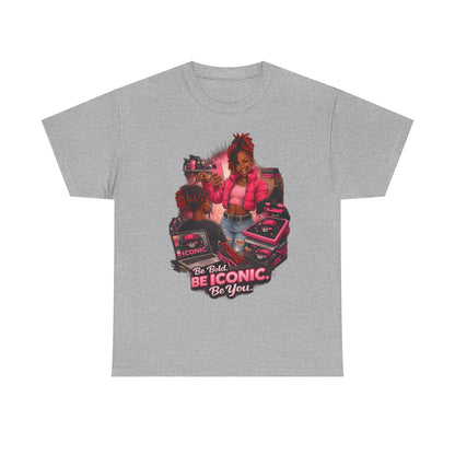 Be Iconic Tee — "Be Bold, Be Iconic, Be You" Graphic T-Shirt
