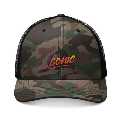 Camouflage Embroidered Trucker Hat - Stylish Cap for Outdoor Adventures, Gifts for Him, Trendy Fashion Accessory, Camping Hat, [...]