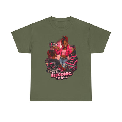 Be Iconic Tee — "Be Bold, Be Iconic, Be You" Graphic T-Shirt