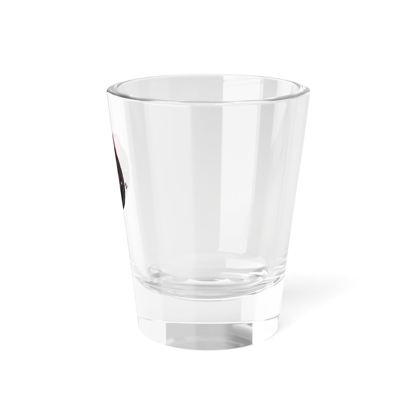 Shot Glass — Cute Pink Bear Face 1.5oz Party Shot Glass
