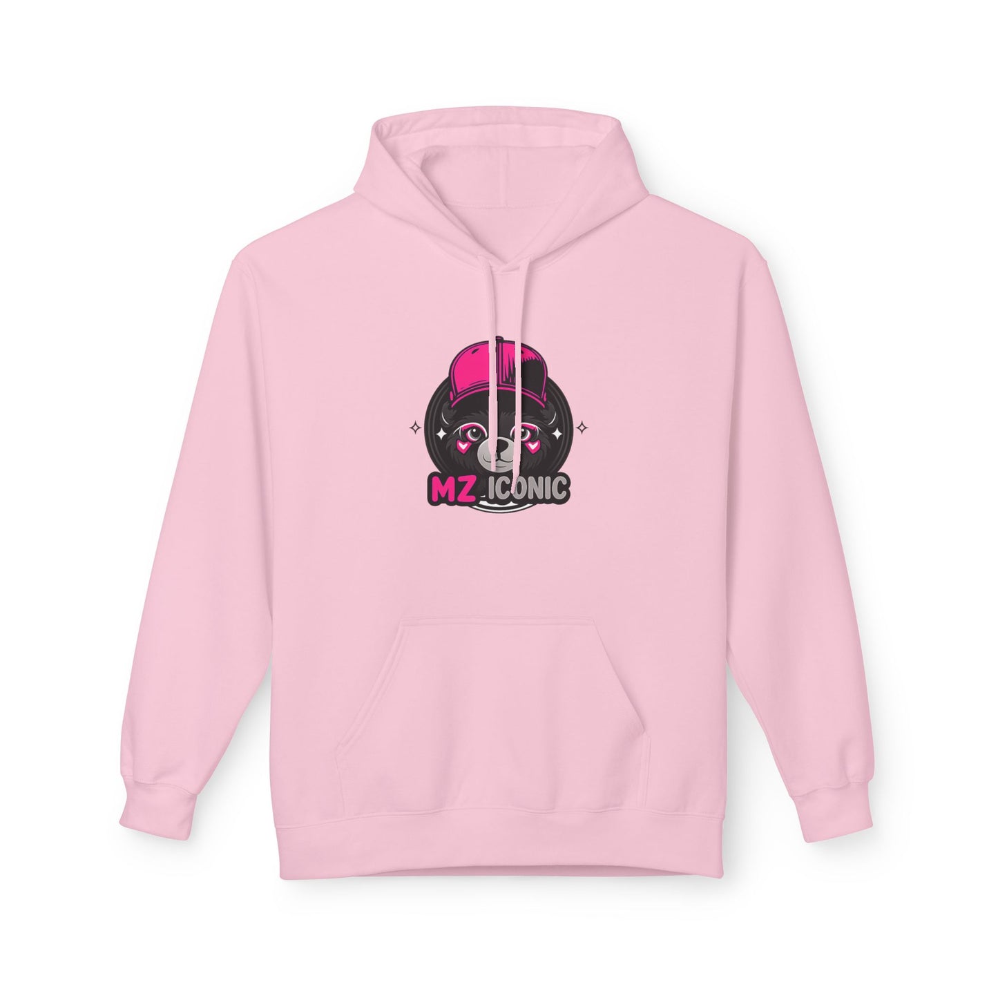 MZ Iconic Hoodie - Playful Unisex Fleece Sweatshirt, Cool Graphic Pullover, Trendy Streetwear, Ideal Gift for Friends, Casual Wear
