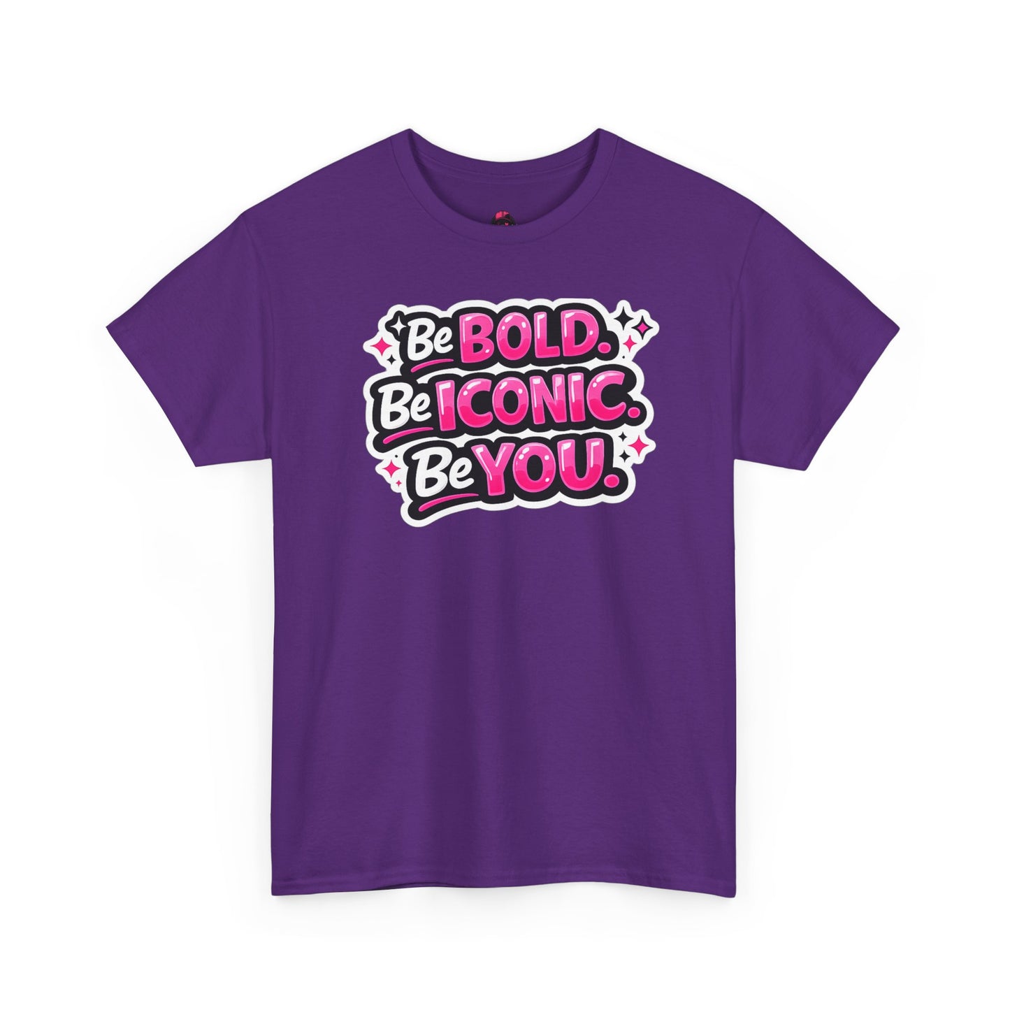 Be Bold Be Iconic Be You Tee — Empowerment Graphic T‑Shirt