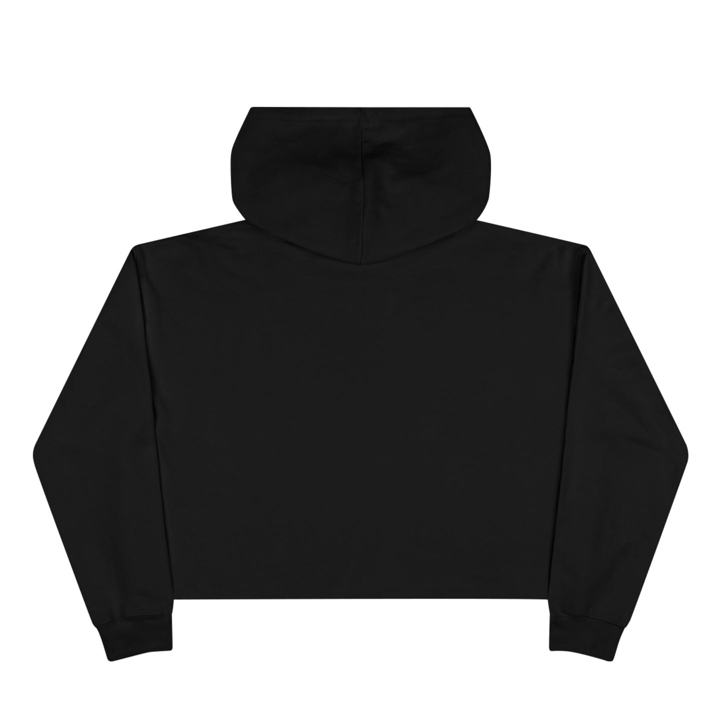 Crop Hoodie — "MZ Iconic" Cute Pink Bear Graphic Cropped Hoodie