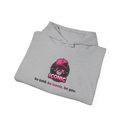 Iconic Skull Hoodie — "be bold, be iconic, be you." Graphic Pullover