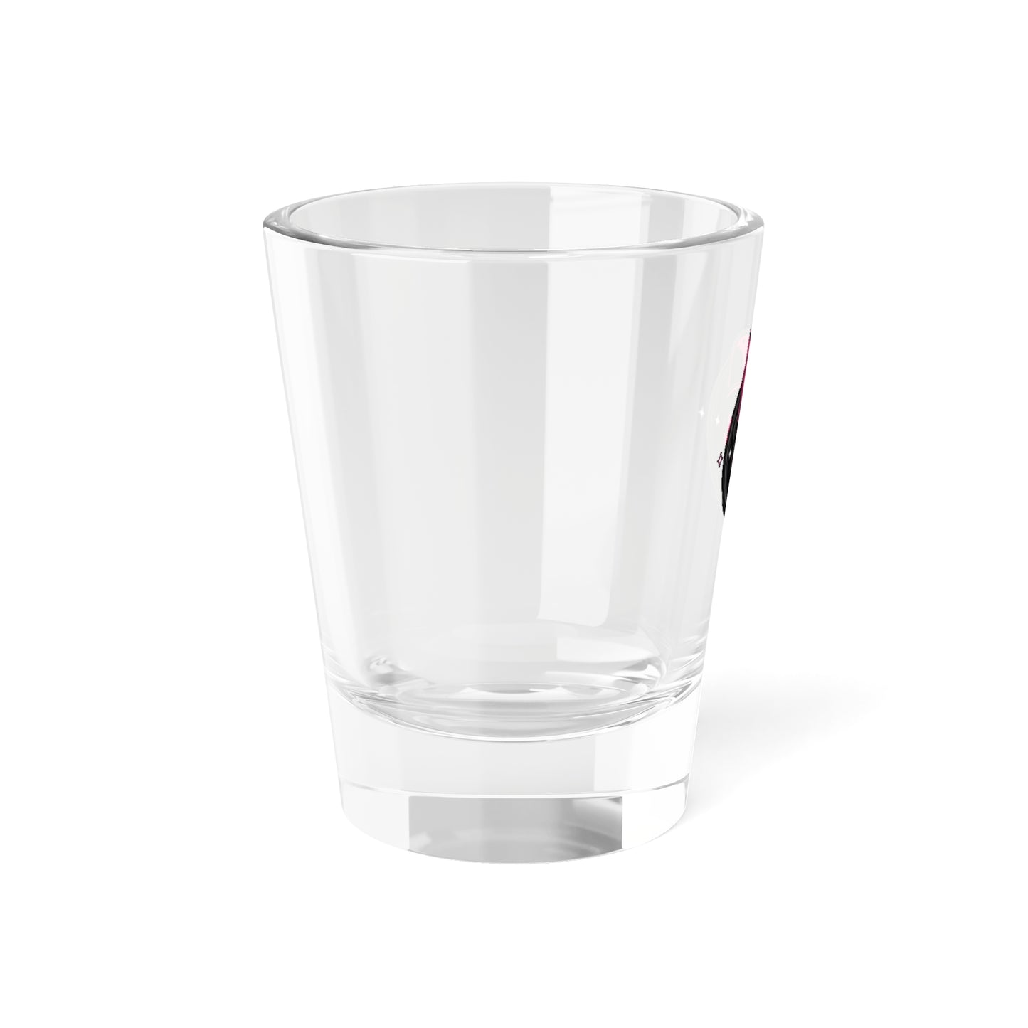 Shot Glass — Cute Pink Bear Face 1.5oz Party Shot Glass