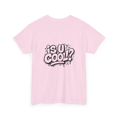 Trendy Graphic Tee: Cute Bear & Bold Text Design