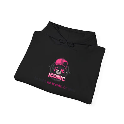 Iconic Skull Hoodie — "be bold, be iconic, be you." Graphic Pullover