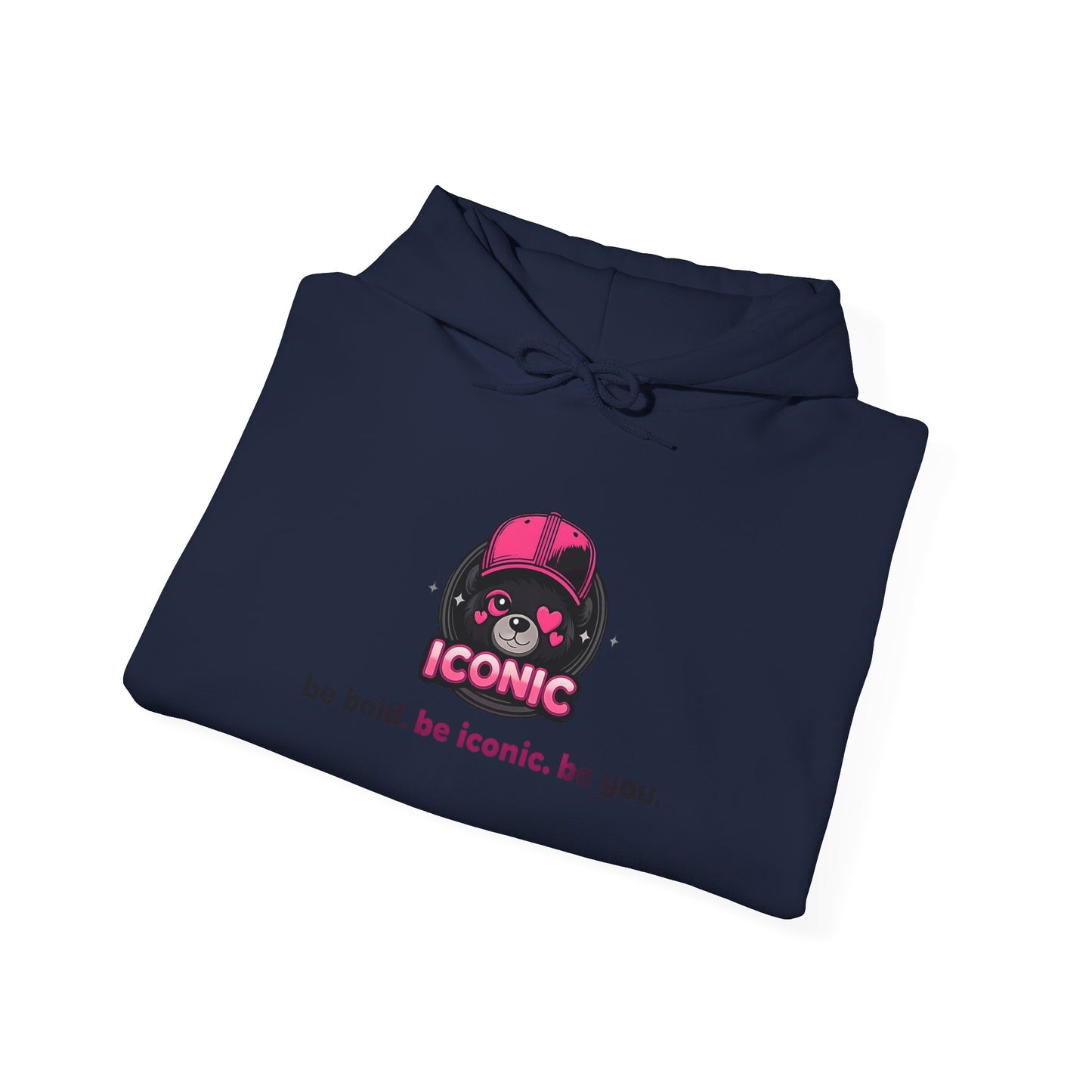 Iconic Skull Hoodie — "be bold, be iconic, be you." Graphic Pullover