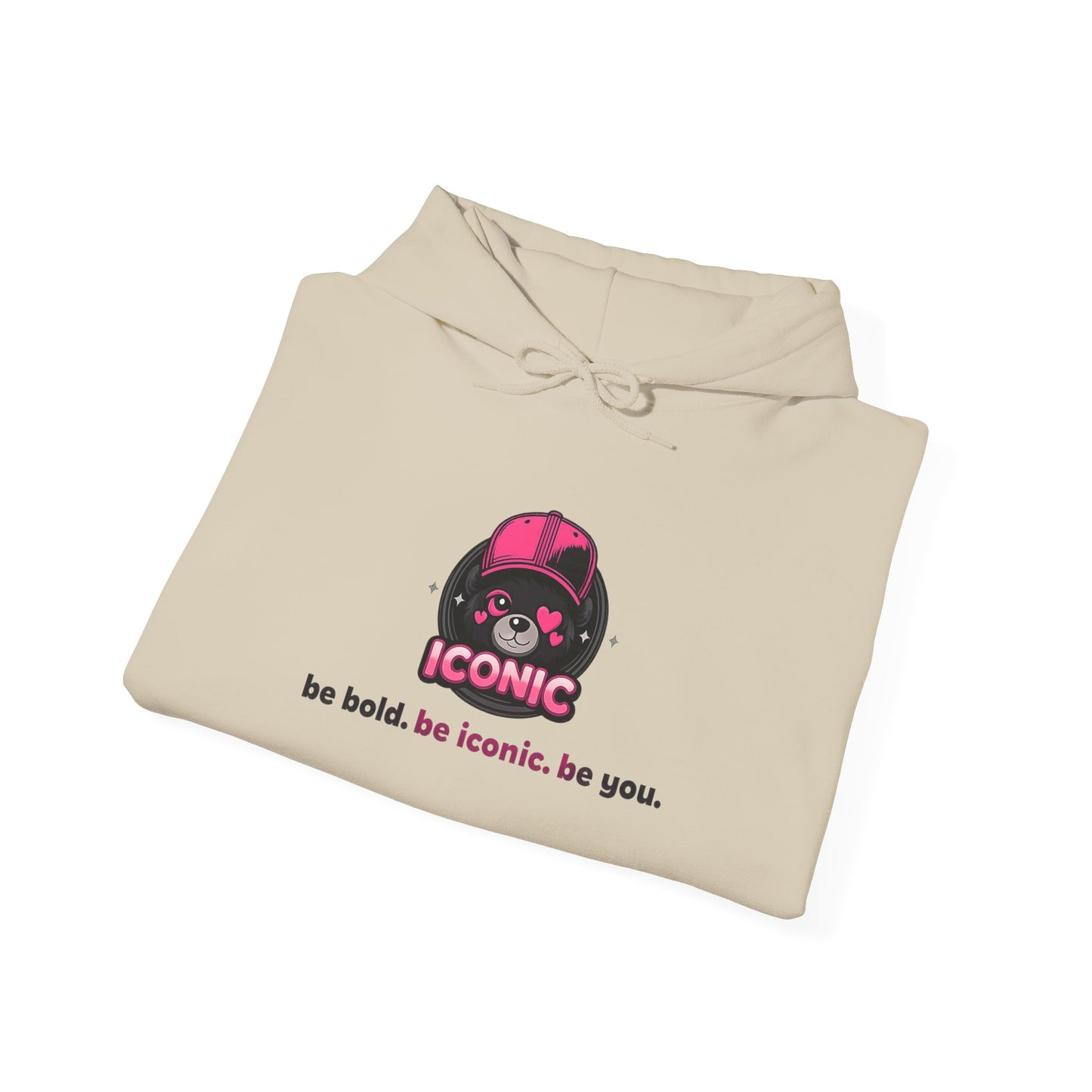 Iconic Skull Hoodie — "be bold, be iconic, be you." Graphic Pullover