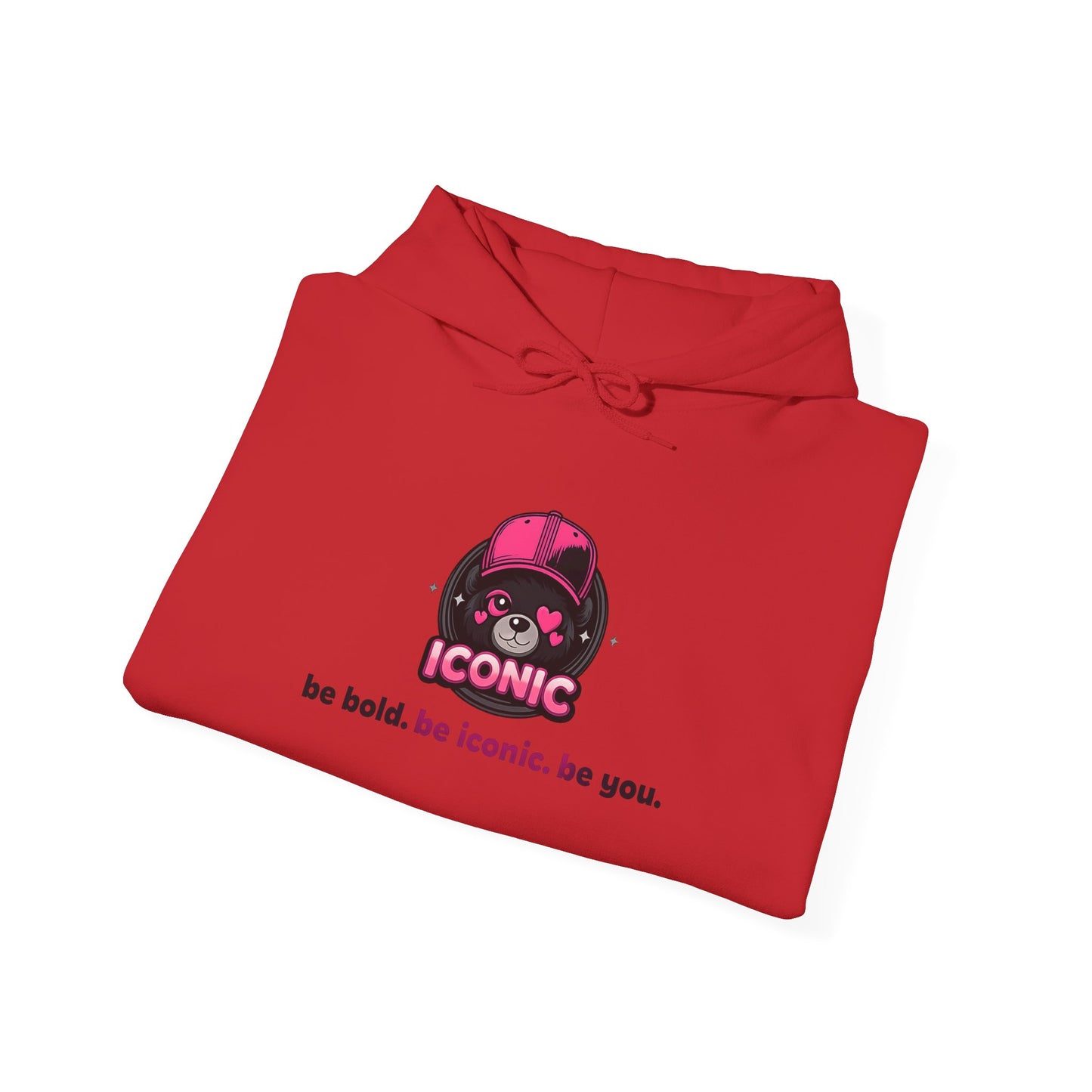 Iconic Skull Hoodie — "be bold, be iconic, be you." Graphic Pullover