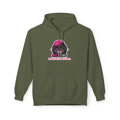 MZ Cosmic Skull Hoodie — Cute Pink Astronaut Skull Graphic Sweatshirt