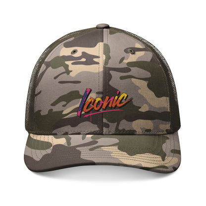 Camouflage Embroidered Trucker Hat - Stylish Cap for Outdoor Adventures, Gifts for Him, Trendy Fashion Accessory, Camping Hat, [...]