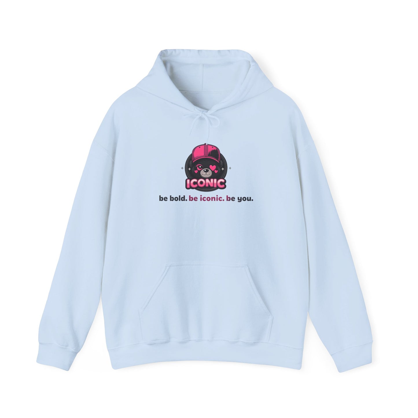 Iconic Skull Hoodie — "be bold, be iconic, be you." Graphic Pullover