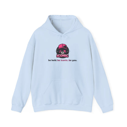 Iconic Skull Hoodie — "be bold, be iconic, be you." Graphic Pullover