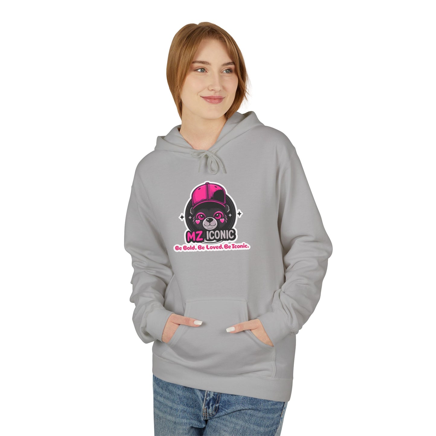 MZ Cosmic Skull Hoodie — Cute Pink Astronaut Skull Graphic Sweatshirt