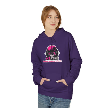 MZ Cosmic Skull Hoodie — Cute Pink Astronaut Skull Graphic Sweatshirt