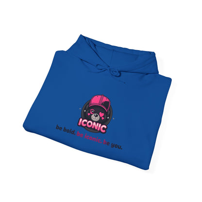 Iconic Skull Hoodie — "be bold, be iconic, be you." Graphic Pullover