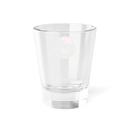 Shot Glass — Cute Pink Bear Face 1.5oz Party Shot Glass