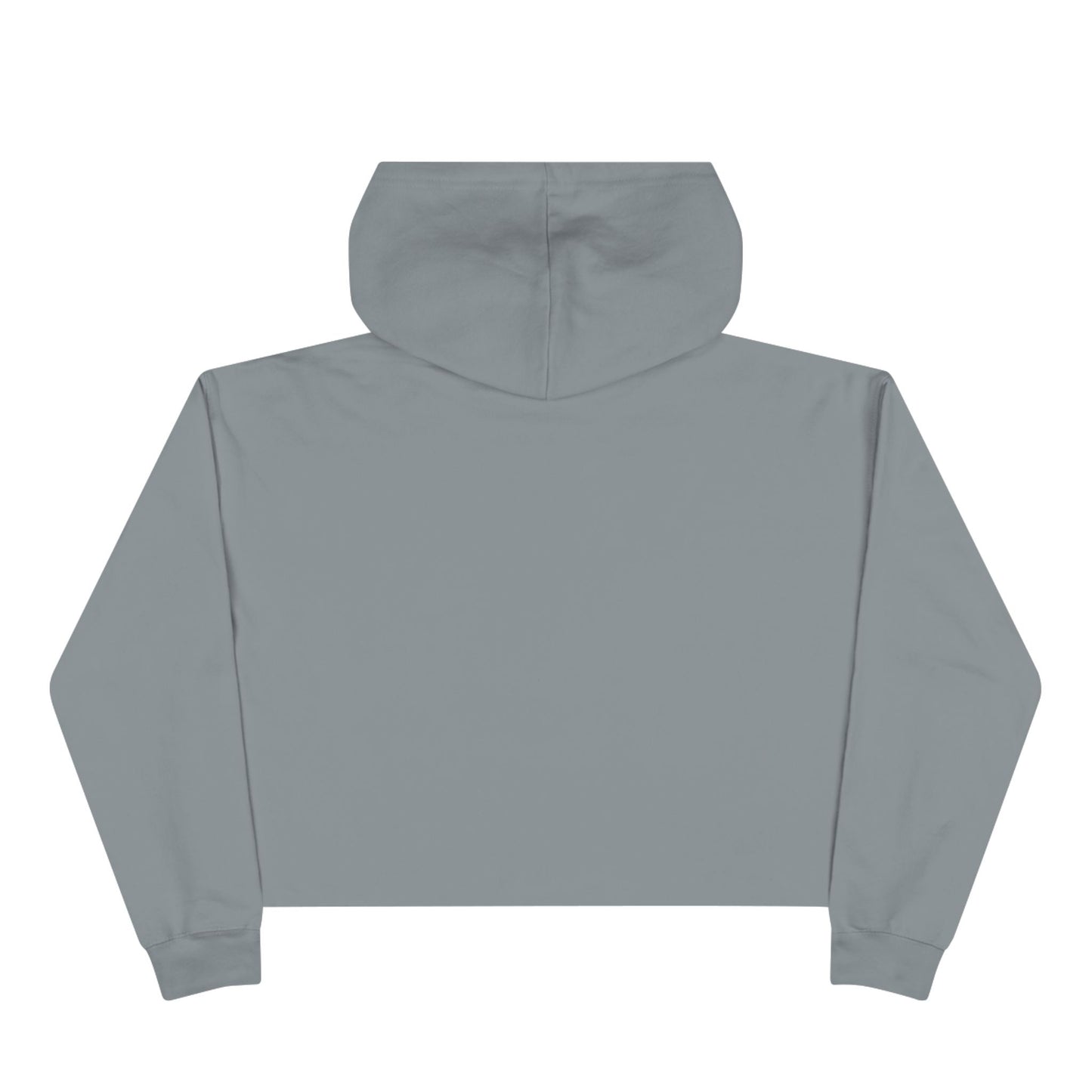 Crop Hoodie — "MZ Iconic" Cute Pink Bear Graphic Cropped Hoodie