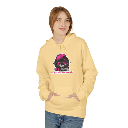 MZ Cosmic Skull Hoodie — Cute Pink Astronaut Skull Graphic Sweatshirt