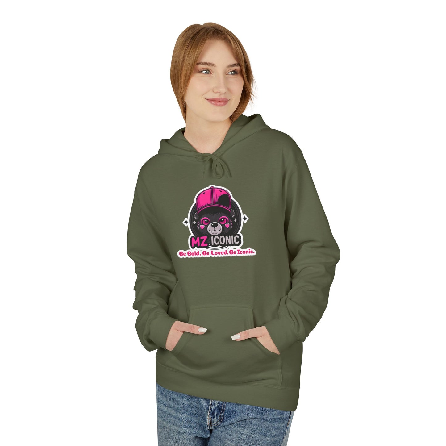 MZ Cosmic Skull Hoodie — Cute Pink Astronaut Skull Graphic Sweatshirt