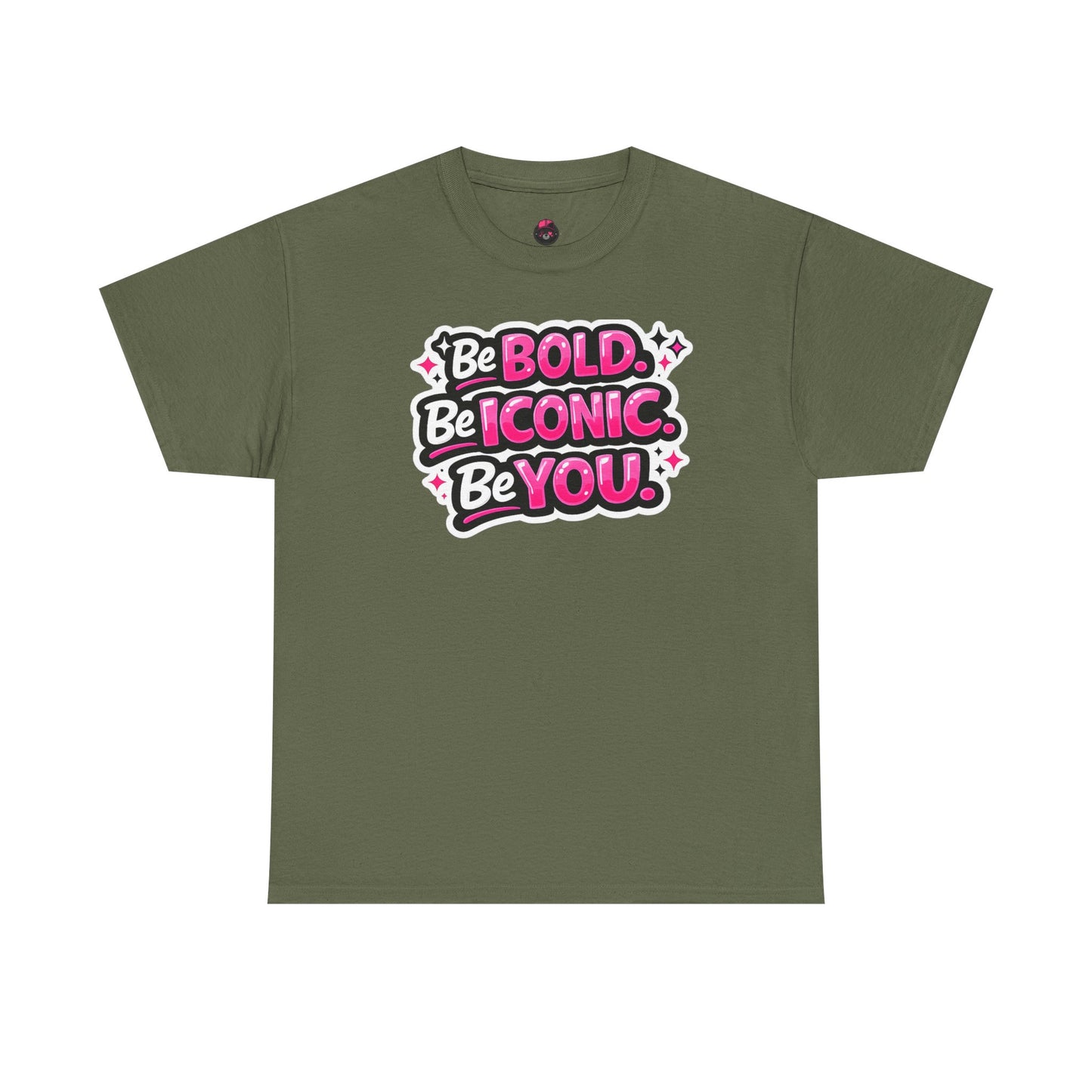 Be Bold Be Iconic Be You Tee — Empowerment Graphic T‑Shirt