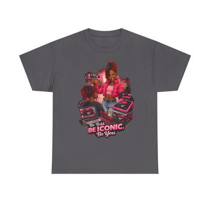 Be Iconic Tee — "Be Bold, Be Iconic, Be You" Graphic T-Shirt
