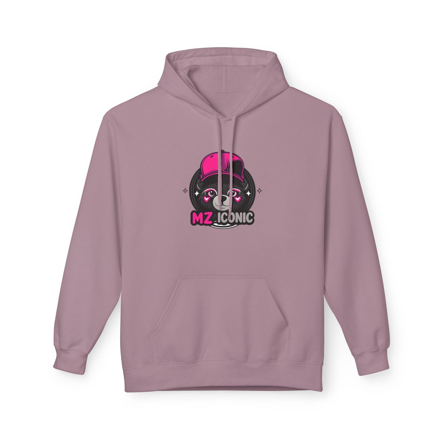 MZ Iconic Hoodie - Playful Unisex Fleece Sweatshirt, Cool Graphic Pullover, Trendy Streetwear, Ideal Gift for Friends, Casual Wear