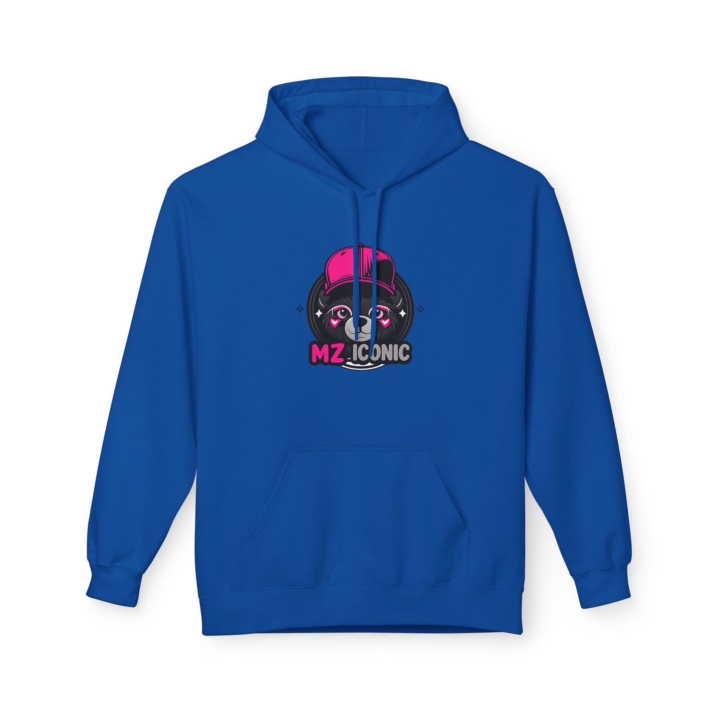 MZ Iconic Hoodie - Playful Unisex Fleece Sweatshirt, Cool Graphic Pullover, Trendy Streetwear, Ideal Gift for Friends, Casual Wear