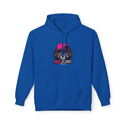 MZ Iconic Hoodie - Playful Unisex Fleece Sweatshirt, Cool Graphic Pullover, Trendy Streetwear, Ideal Gift for Friends, Casual Wear