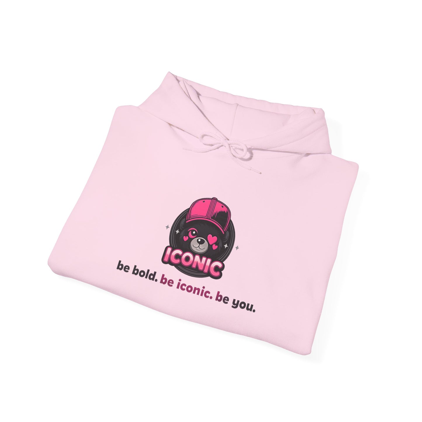 Iconic Skull Hoodie — "be bold, be iconic, be you." Graphic Pullover