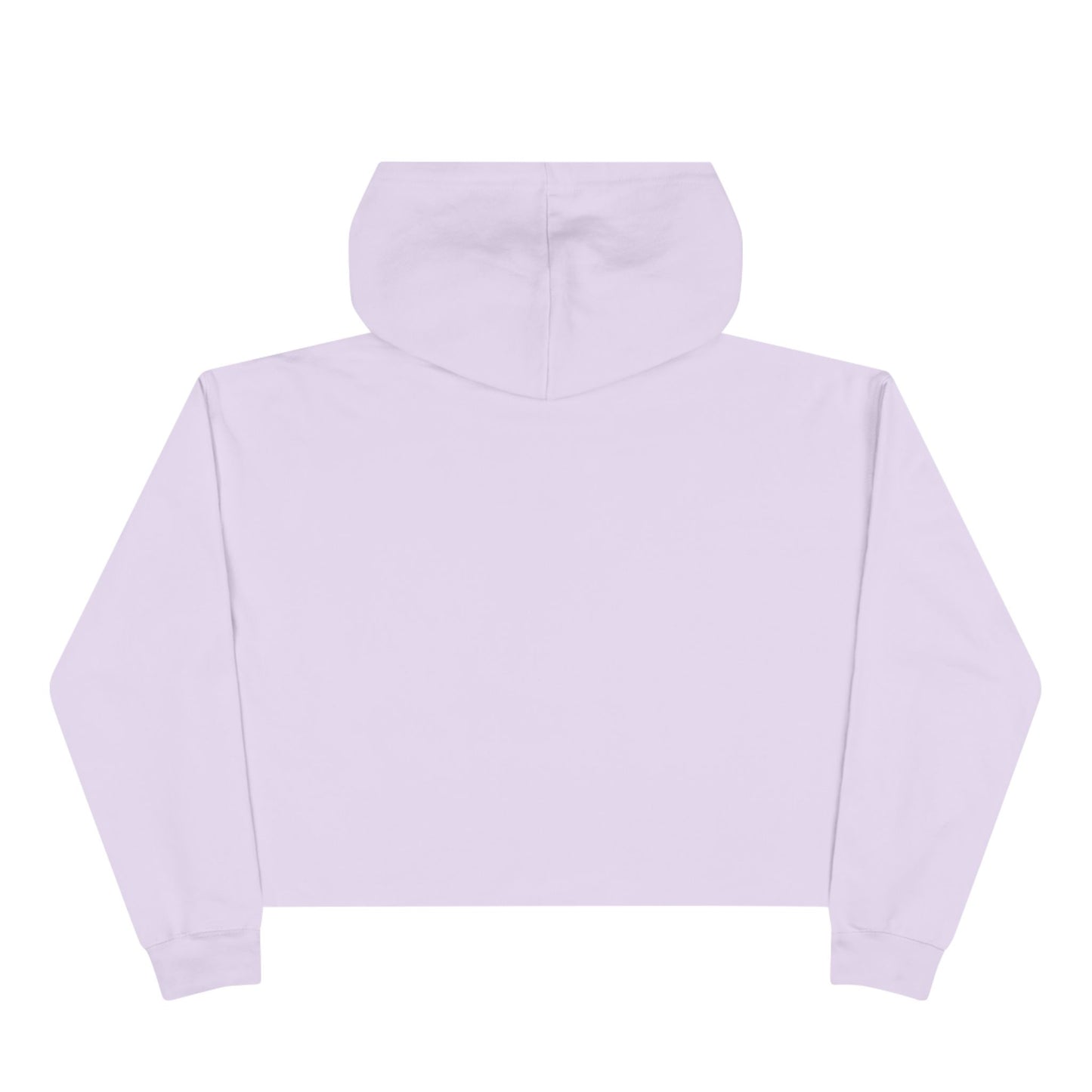 Crop Hoodie — "MZ Iconic" Cute Pink Bear Graphic Cropped Hoodie