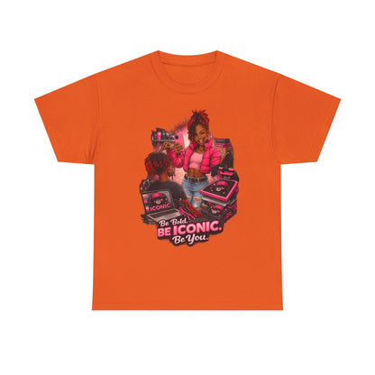 Be Iconic Tee — "Be Bold, Be Iconic, Be You" Graphic T-Shirt
