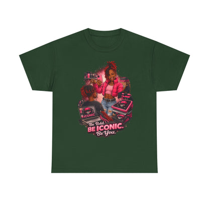 Be Iconic Tee — "Be Bold, Be Iconic, Be You" Graphic T-Shirt