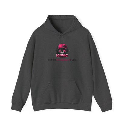 Iconic Skull Hoodie — "be bold, be iconic, be you." Graphic Pullover