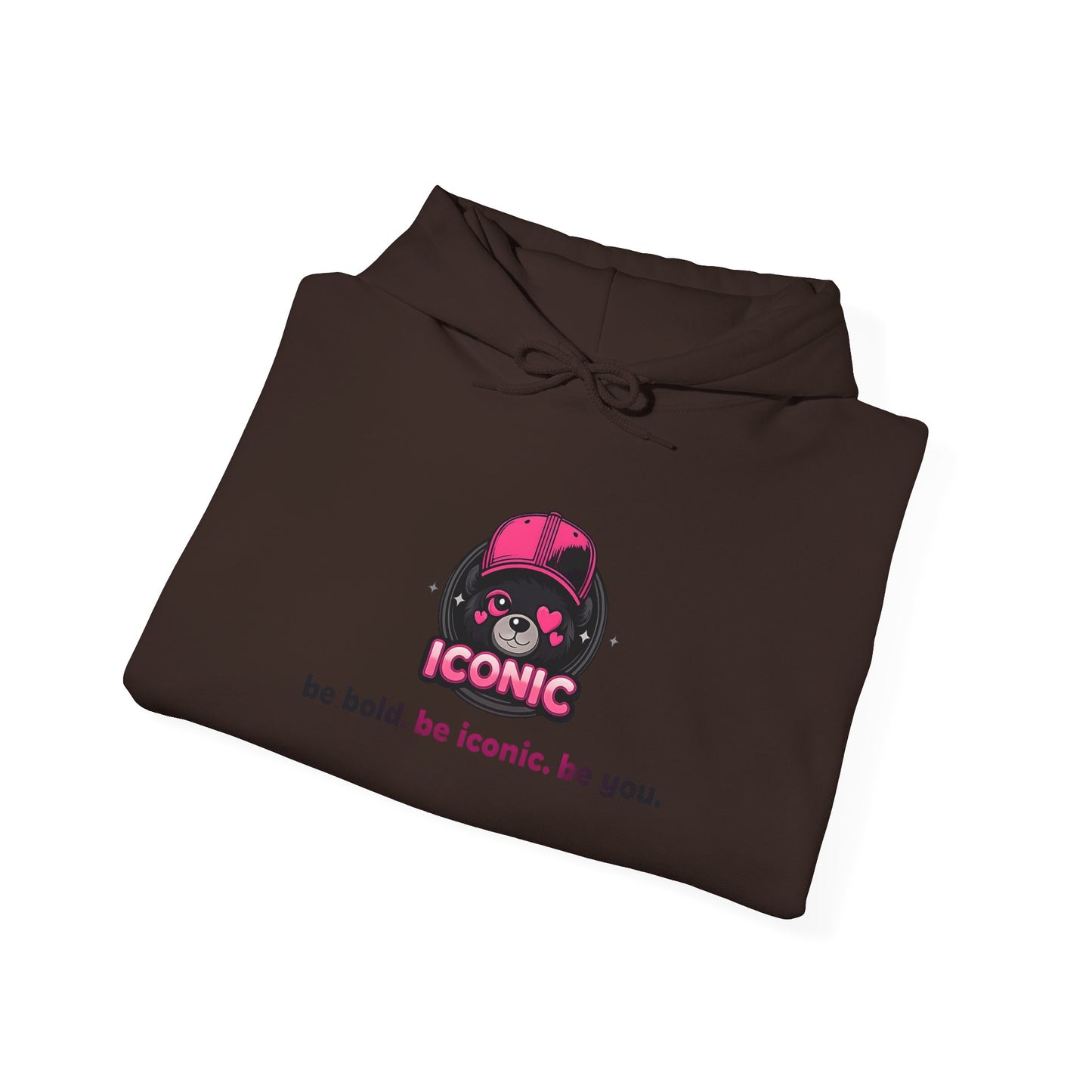 Iconic Skull Hoodie — "be bold, be iconic, be you." Graphic Pullover