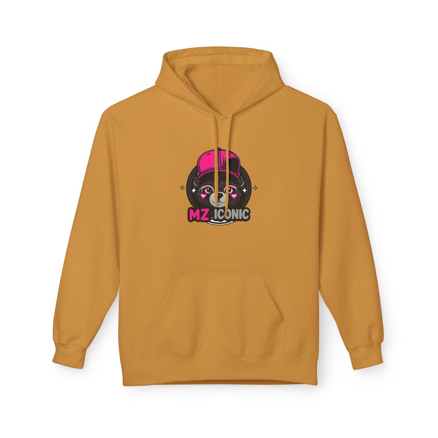 MZ Iconic Hoodie - Playful Unisex Fleece Sweatshirt, Cool Graphic Pullover, Trendy Streetwear, Ideal Gift for Friends, Casual Wear