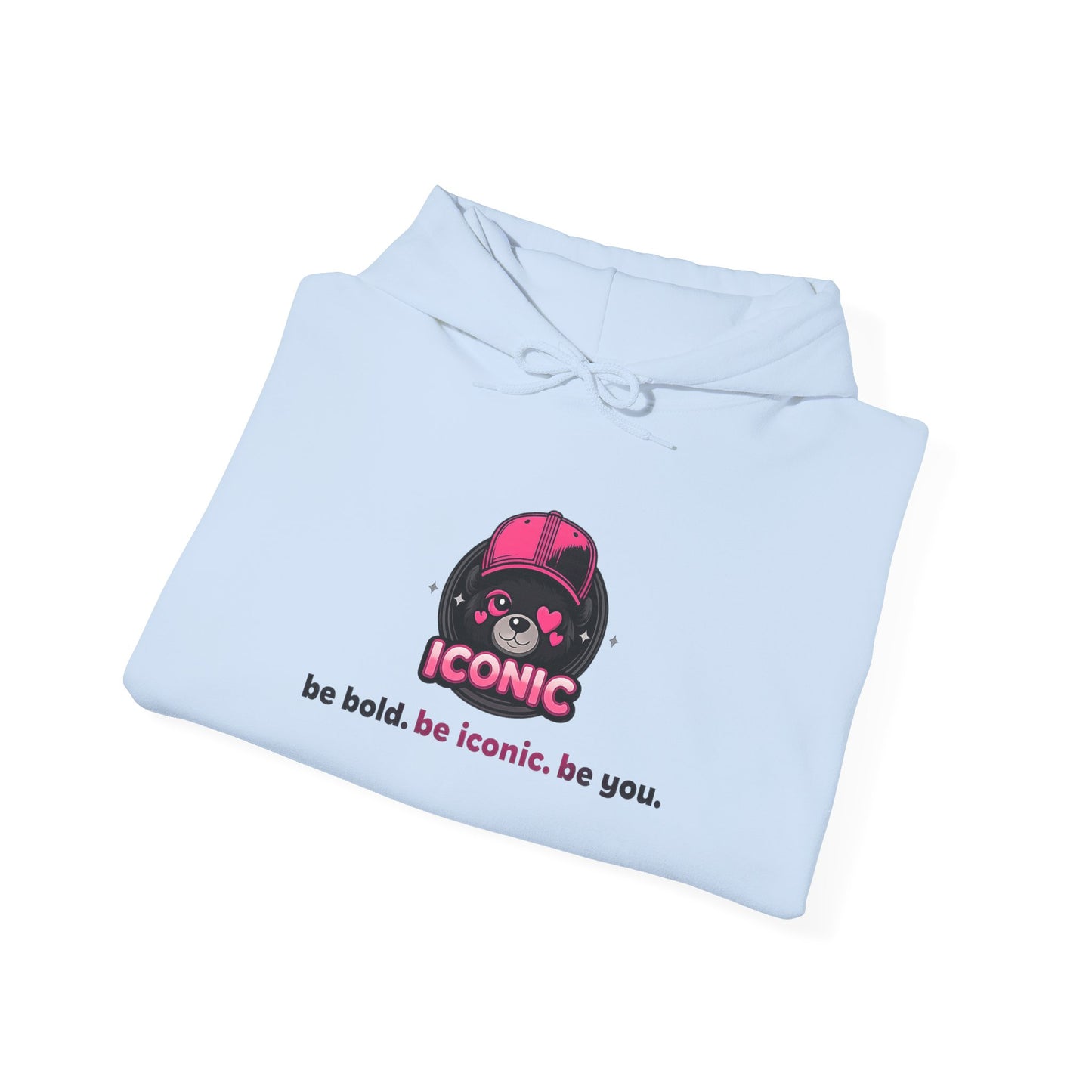 Iconic Skull Hoodie — "be bold, be iconic, be you." Graphic Pullover
