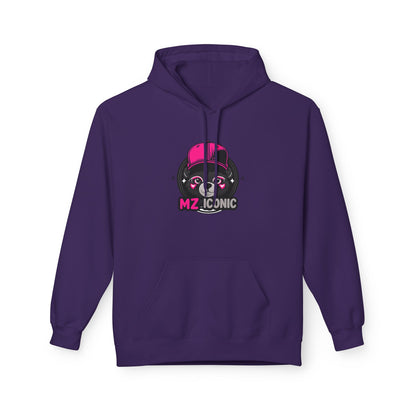MZ Iconic Hoodie - Playful Unisex Fleece Sweatshirt, Cool Graphic Pullover, Trendy Streetwear, Ideal Gift for Friends, Casual Wear